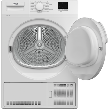 Beko DTLCE80041W 8kg Condenser Tumble Dryer White