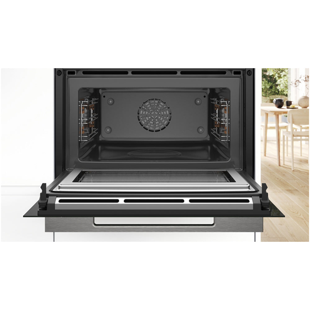 Bosch CMG7361B1B Series 8 Built-in compact Oven with Microwave function Black