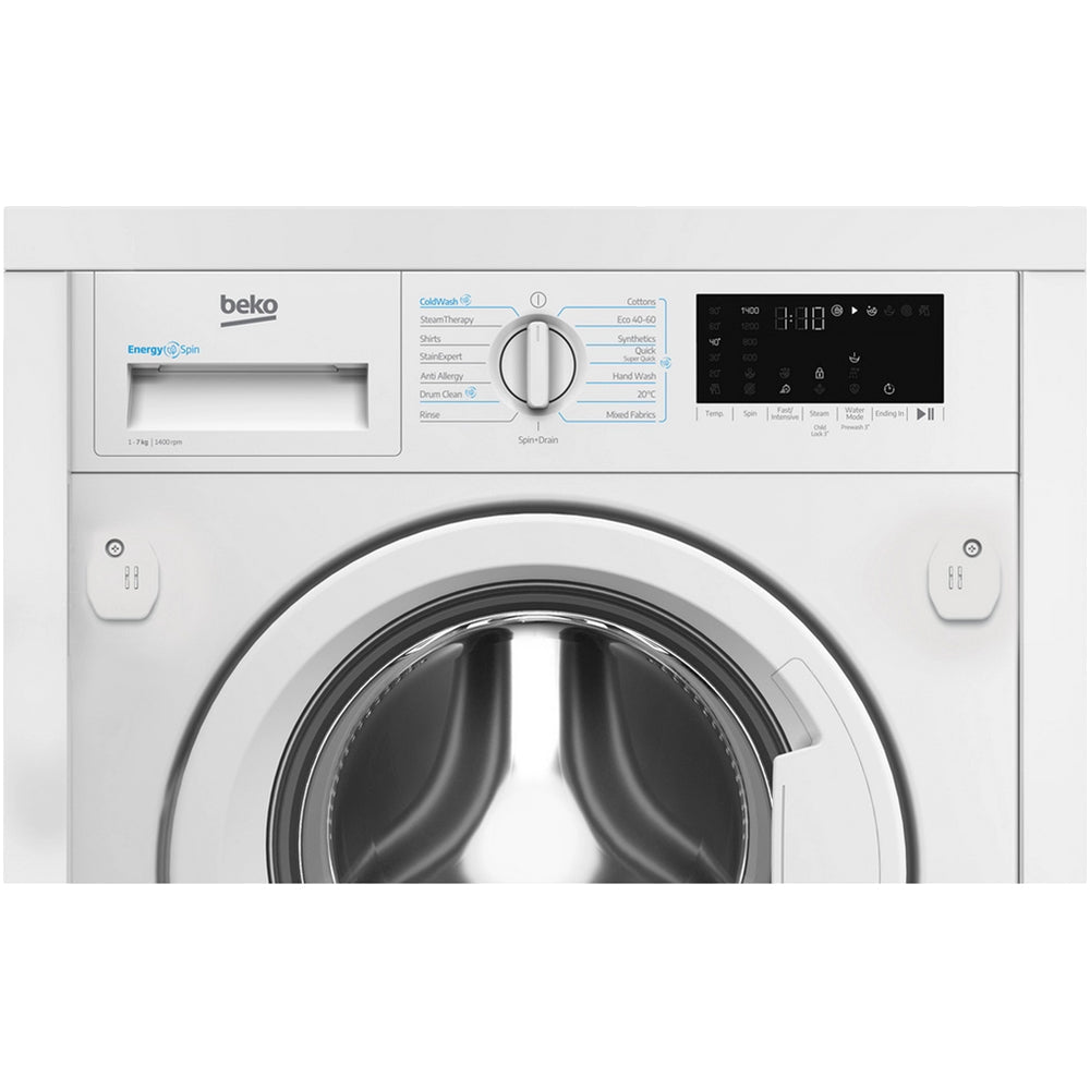 Beko WTIK741511 7kg 1400 Spin Integrated Washing Machine