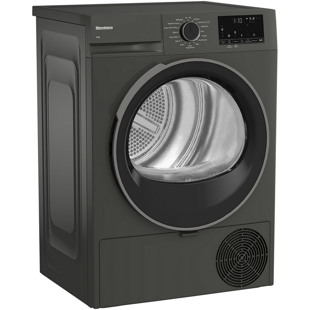 Blomberg LTA18321G 8kg Heat Pump Tumble Dryer Graphite
