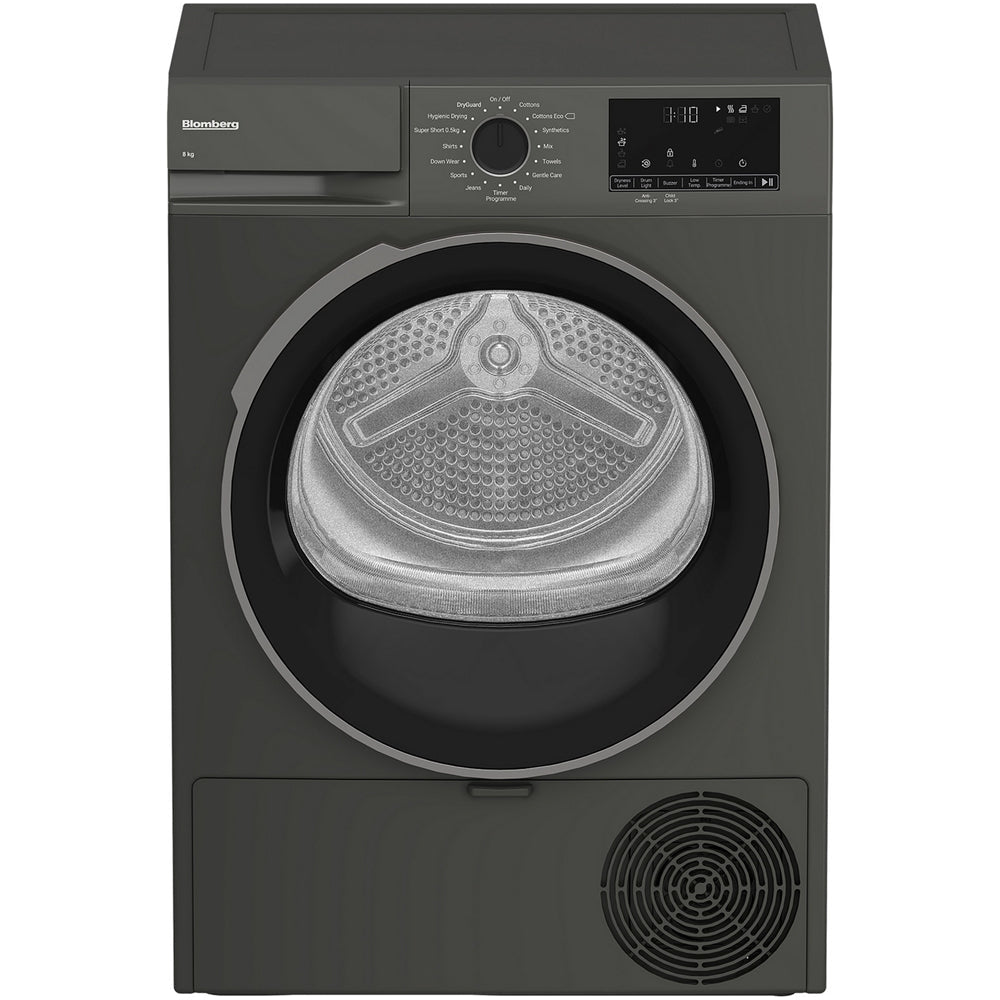 Blomberg LTA18321G 8kg Heat Pump Tumble Dryer Graphite