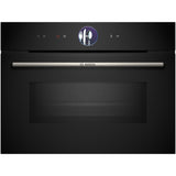 Bosch CMG7361B1B Series 8 Built-in compact Oven with Microwave function Black