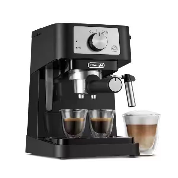 Delonghi EC260.BK Stilosa Traditional Barista Pump Manual Espresso Coffee Machine Black